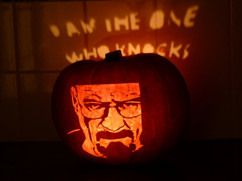 Walter White Halloween Pumpkin 2013